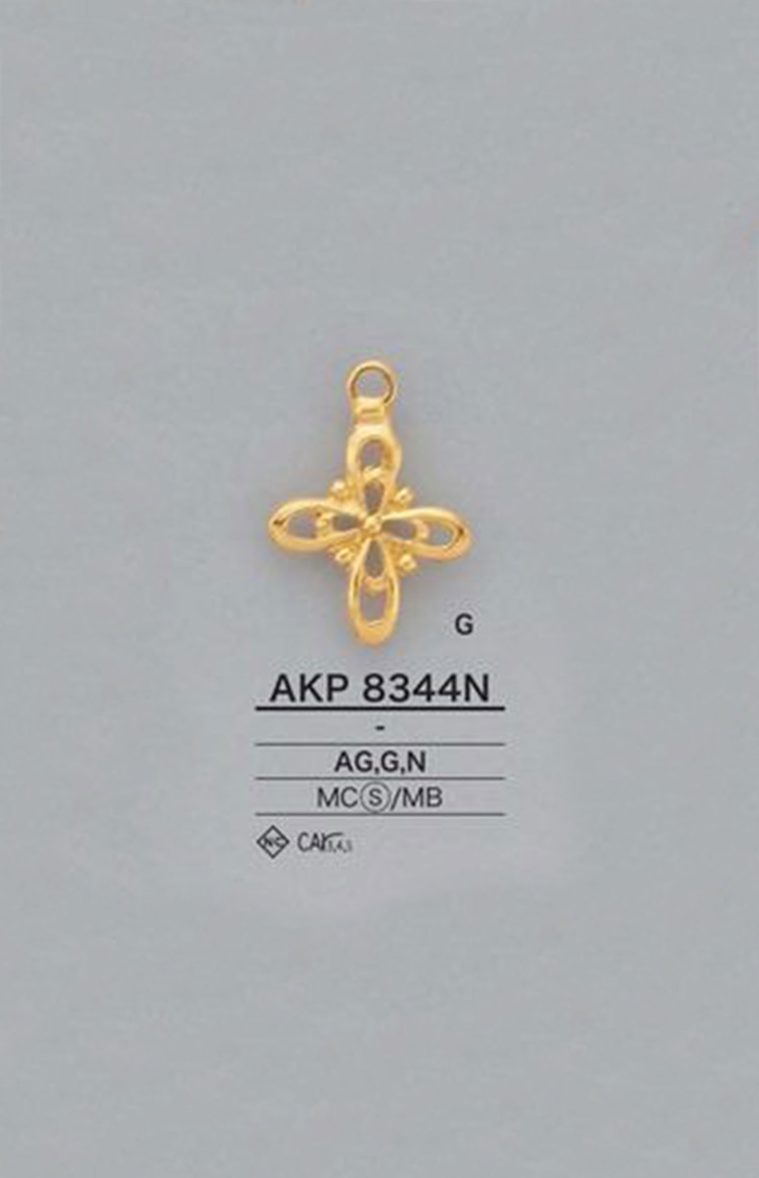 AKP8344N Điểm Dây Khoá Kéo Họa Tiết Hoa (Tay Khéo Phéc Mơ Tuya) IRIS