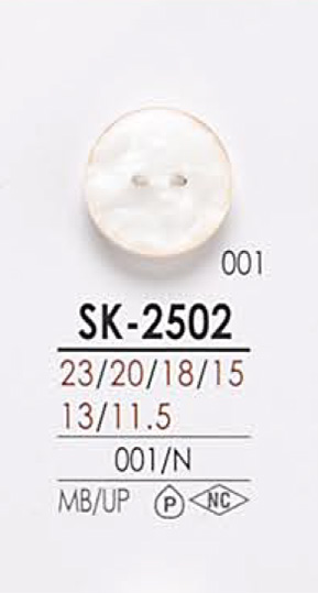 SK2502 Cúc áo Màu đen & Nhuộm IRIS
