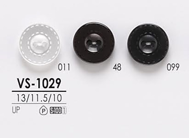 VS1029 Cúc áo Màu đen & Nhuộm IRIS