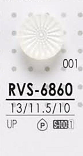 RVS6860 Cúc Polyester để Nhuộm IRIS