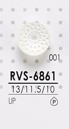 RVS6861 Cúc Polyester để Nhuộm IRIS