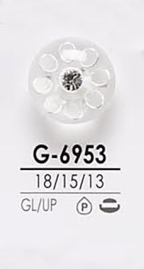 G6953 Để Nhuộm, Cúc đá Pha Lê Giống Như Cuộn Tròn Màu Hồng IRIS