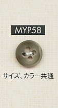 MYP58 Cúc Polyester 4 Lỗ Dành Cho áo Sơ Mi Và áo Khoác Dạng Trâu DAIYA BUTTON