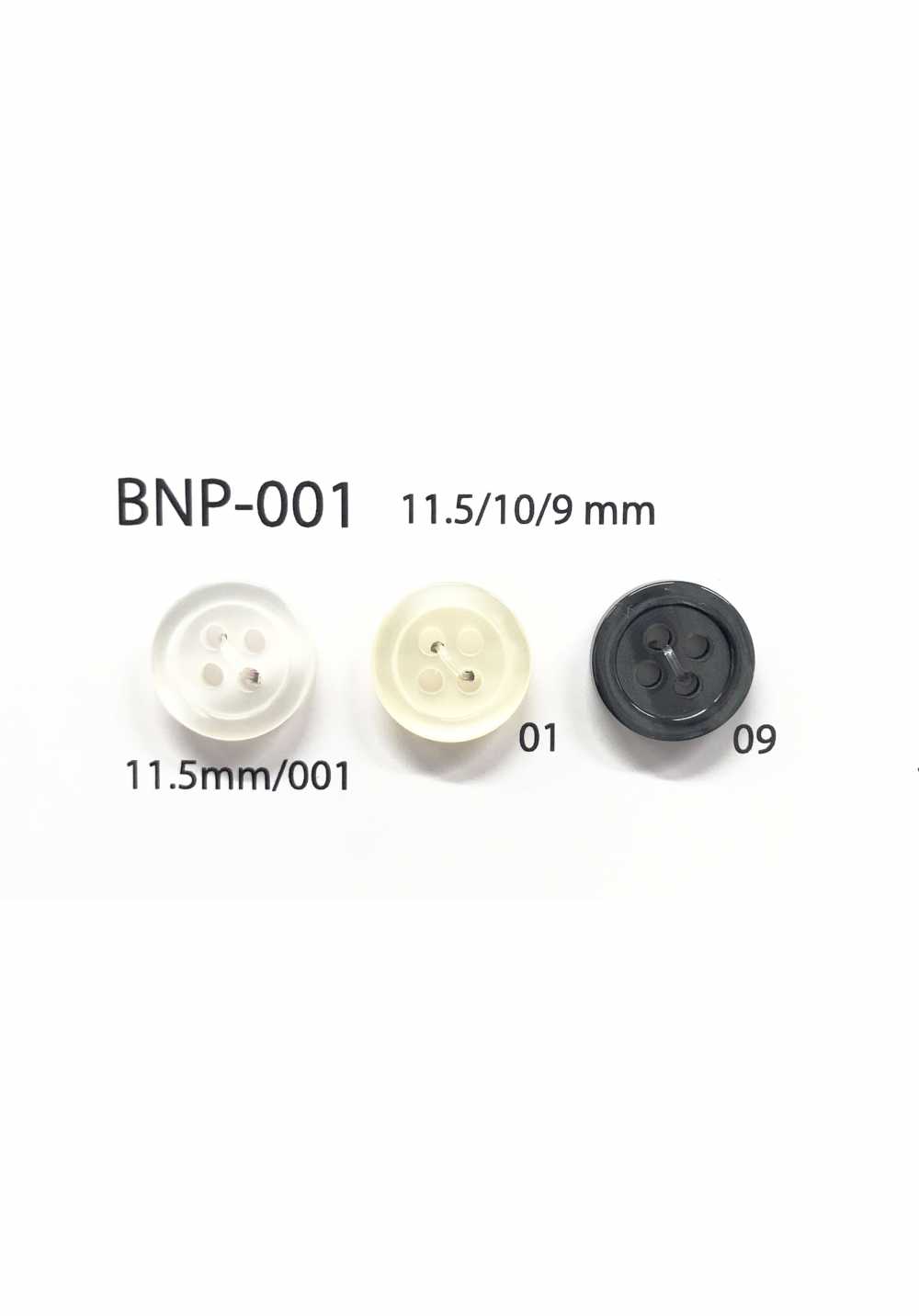 BNP-001 Cúc 4 Lỗ Biopolyester IRIS