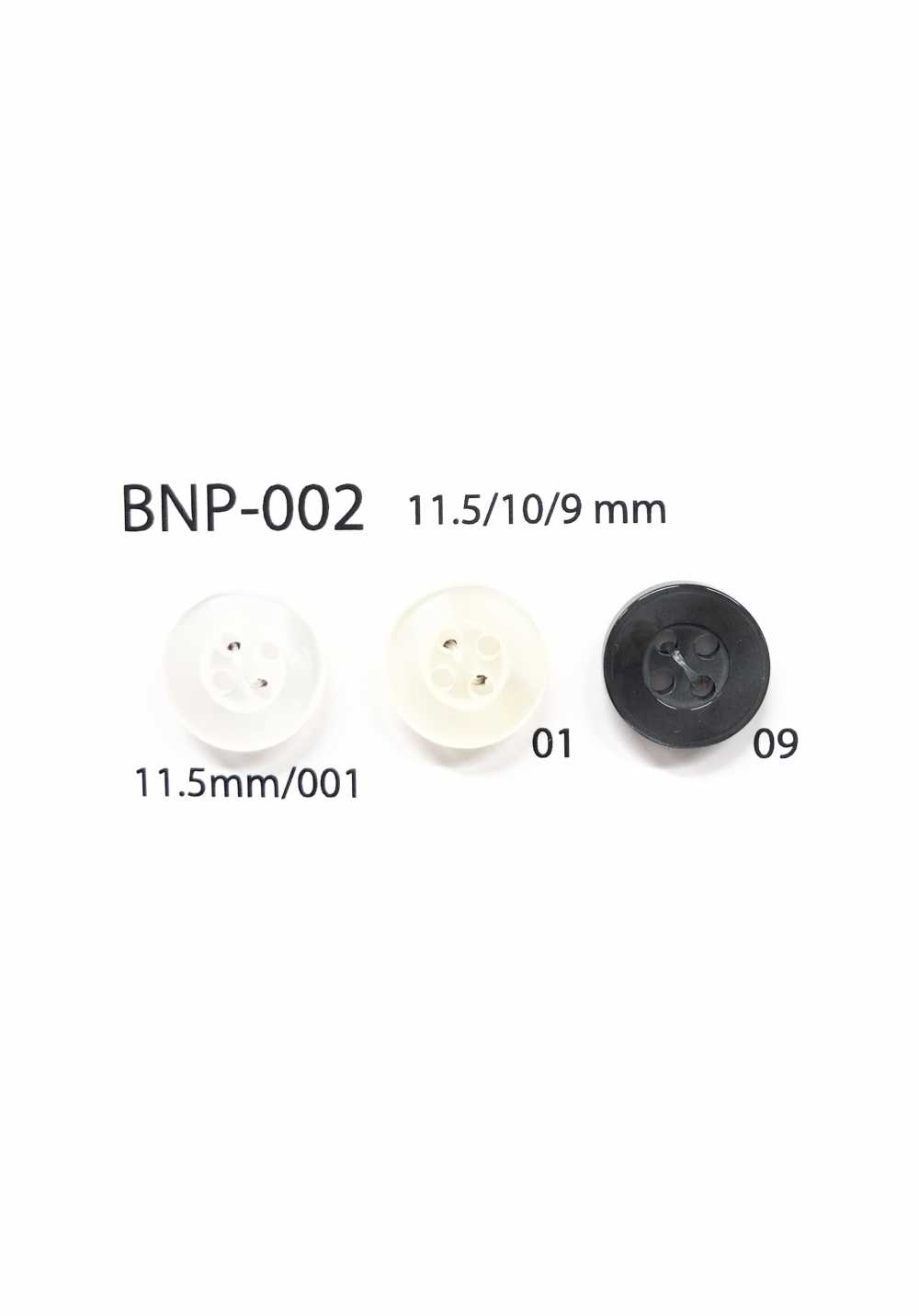 BNP-002 Cúc 4 Lỗ Biopolyester IRIS