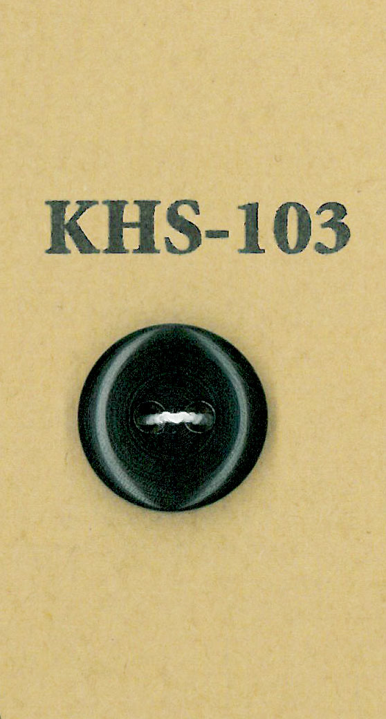 KHS-103 Cúc Sừng Trâu Trâu 2 Lỗ đơn Giản Koutoku Button