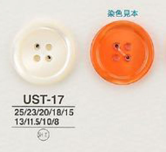 UST-17 Chất Liệu Tự Nhiên Cúc Vỏ 4 Lỗ Có Thể Vỏ Trai/sò/xà Cừ Xà Cừ IRIS