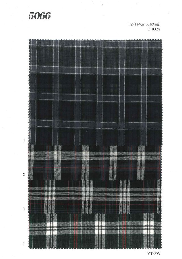 MU5066 Kẻ Caro Vải Cotton Lawn Ueyama Textile