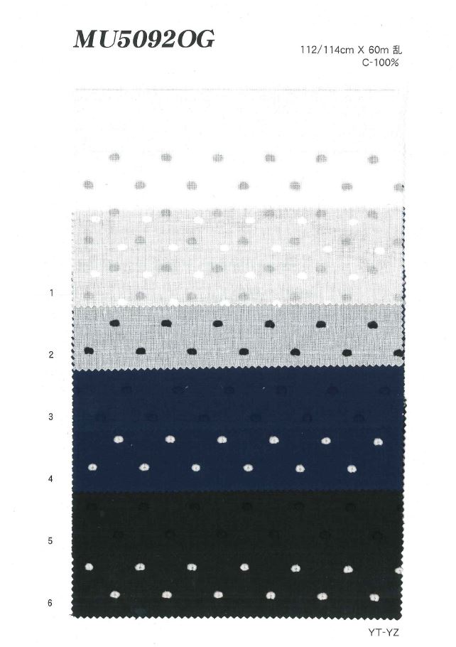 MU5092 Cắt Jacquard[Vải] Ueyama Textile