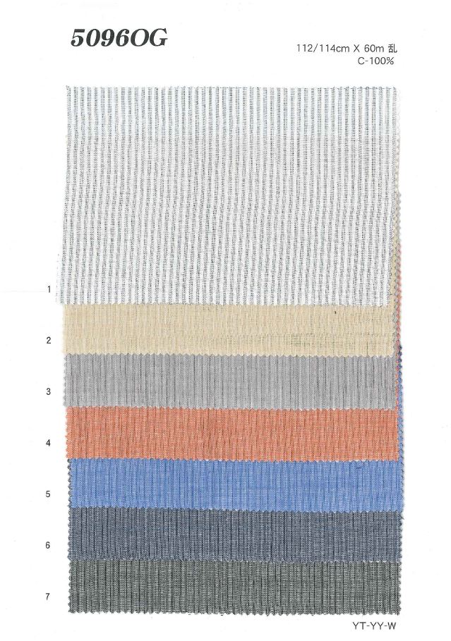 MU5096 Vải Gạc đôi Kẻ Sọc Ueyama Textile