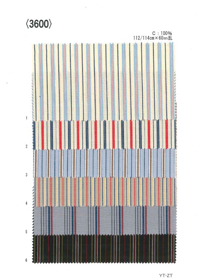3600 Kẻ Sọc Nhuộm Sợi[Vải] Ueyama Textile