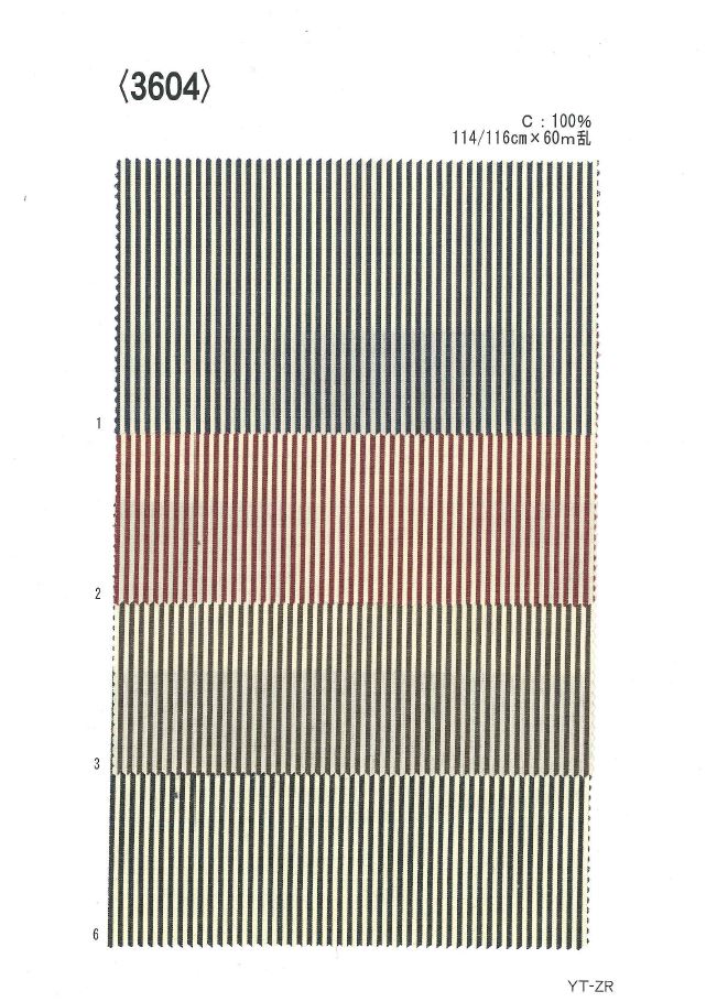 3604 Các Kẻ Sọc Màu Nhuộm Sợi[Vải] Ueyama Textile