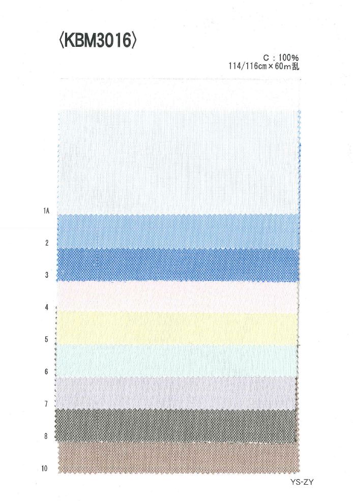 KBM3016 Sợi Nhuộm Vải Oxford Hoàng Gia Ueyama Textile