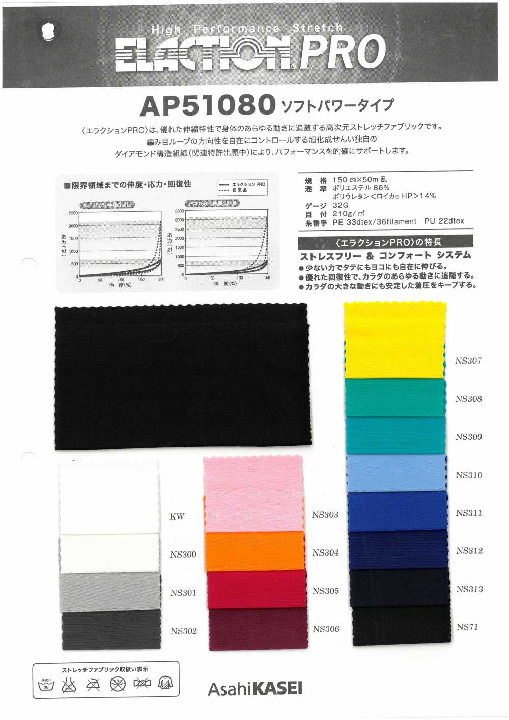 AP51080 Loại điện Mềm Eraction Pro[Vải] Japan Stretch