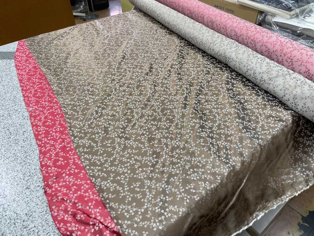 VENERE Sản Xuất Tại Ý Vải Lót Polyester Họa Tiết Hoa [Giá đặc Biệt] GI TESSIL FODERAMI