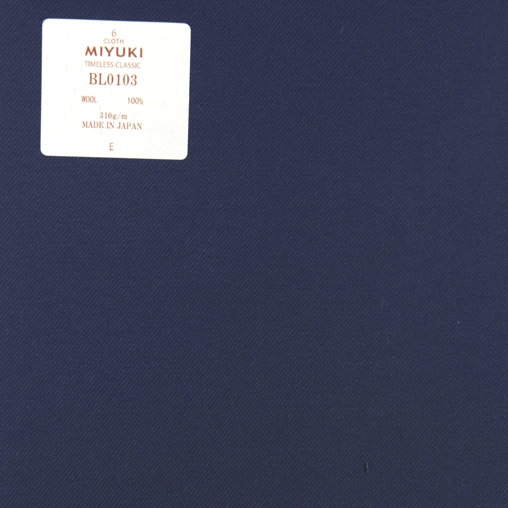 BL0103 Màu Xanh Vải Trơn Không Hoạ Tiết Cổ điển Cổ điển Vượt Thời Gian Miyuki Keori (Miyuki)