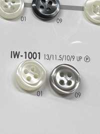 IW1001 Cúc Nhựa Resin Polyester Có 4 Lỗ Phía Trước IRIS Ảnh phụ