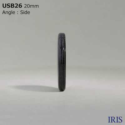 USB26 Chất Liệu Tự Nhiên, Ngọc Trai đen, Mặt Trước Có 2 Lỗ, Cúc Bóng IRIS Ảnh phụ