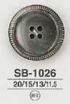 SB-1026 Được Làm Bằng Vỏ Ngọc Trai đen, Mặt Trước Có 4 Lỗ, Cúc Bóng Loáng