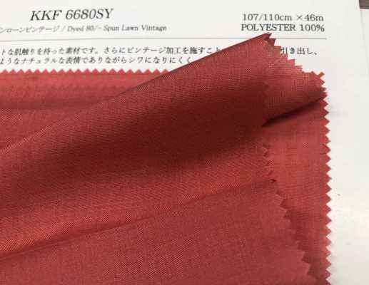 KKF6680SY 80 Span Vải Cotton Lawn Cổ điển Uni Textile Ảnh phụ