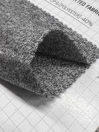 127 Cotton Polyester Thạch Nam 30 Dệt Kim Rib Tròn Vải Trơn Không Hoạ Tiết VANCET Ảnh phụ