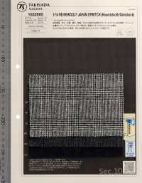 1022885 RE:NEWOOL® JAPAN Co Giãn Kẻ Caro Căng Vải Dạ Flannel Takisada Nagoya Ảnh phụ