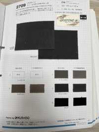 2709 Greasetone 7 / -Mura Vải Drill Co Giãn Dye Pigment Dye VANCET Ảnh phụ