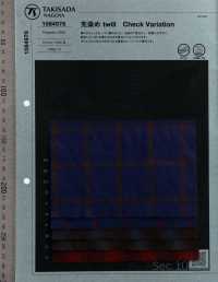 1084976 Sợi Nhuộm Chéo Kiểm Tra Biến Thể[Vải] Takisada Nagoya Ảnh phụ