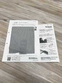 35180 Kẻ Sọc Sợi Lyocell Cotton / Tencel (TM)[Vải] SUNWELL ( Giếng Trời ) Ảnh phụ