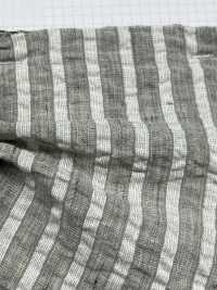 3014 Linen Cotton Kẻ Sọc Shirring[Vải] Dệt Tốt Ảnh phụ