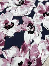 55052-1 Tấm Bông đánh Bóng Khí Vải Cotton Tenjiku Họa Tiết Hoa Lớn CÔNG TY SAKURA Ảnh phụ