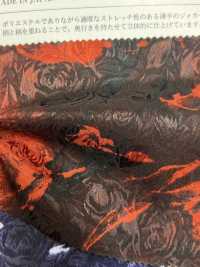 KKP1021-D-33-83 Vải Satin Jacquard Co Giãn Nhiều Màu In Họa Tiết Hoa Uni Textile Ảnh phụ