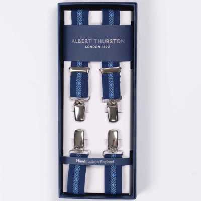 ATX-2595 Albert Thurston Dây đai đeo Quần Chữ Y X Type Kẹp Dây đai Quần Chữ Y 4 Point 25mm Elastic (Chun)[Lễ Phục Kiện Trang Trọng] ALBERT THURSTON Ảnh phụ