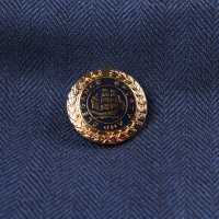 557 Cúc Kim Loại Màu Vàng / Xanh Nước Biển Cho Comple Và áo Khoác Trong Nước Kogure Button Mfg. Co., Ltd. Ảnh phụ