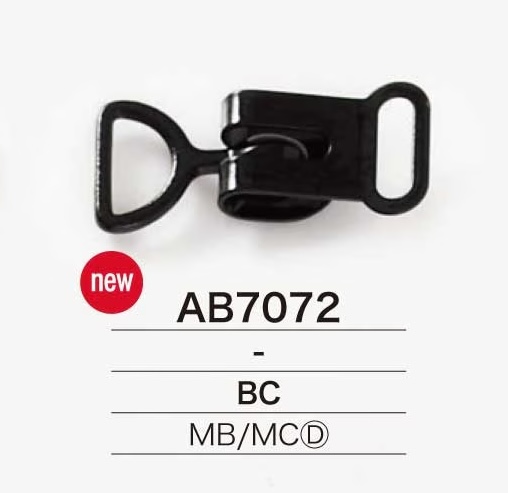 AB7072 Phụ kiện phần cứng phía trước bằng đồng thau/đúc khuôn[Khóa và khoen] IRIS