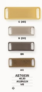 AB7683N Tấm Kim Loại đồng Thau Dùng để May[Các sản phẩm khác] IRIS