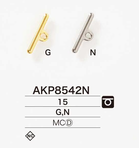 AKP8542N Cúc toggle đúc khuôn 15mm[Nút] IRIS