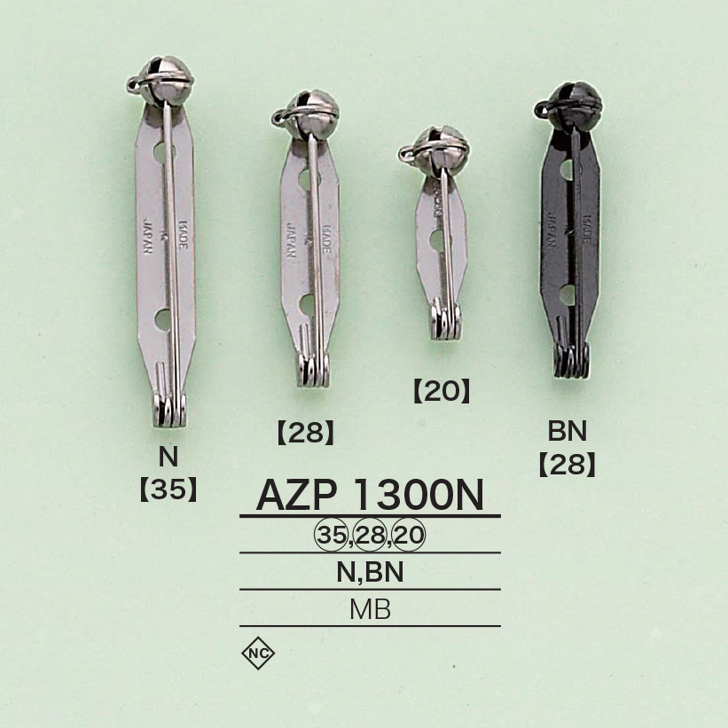 AZP1300N Ghim Cài Mặt Trâm Cài áo[Các sản phẩm khác] IRIS