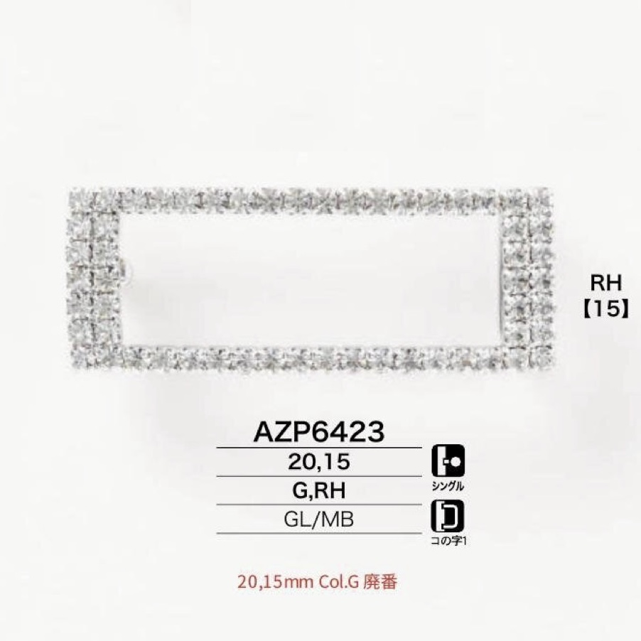 AZP6423 Khóa Bằng Thủy Tinh/đồng Mặt Thắt Lưng[Khóa và khoen] IRIS