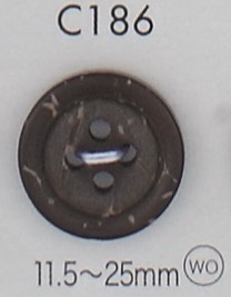 C186 Cúc Gỗ Tự Nhiên 4 Lỗ DAIYA BUTTON