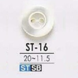 ST16 Cúc Hai Lỗ Làm Bằng Vỏ Trai/sò/xà Cừ Takase IRIS