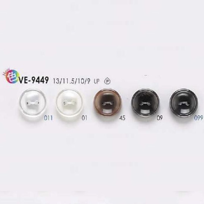 VE9449 Cúc Hai Lỗ Nhựa Resin Polyester IRIS