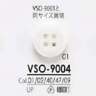 VSO9004 Cúc Nhựa Resin Polyester 4 Lỗ IRIS