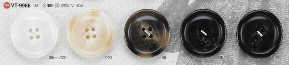 VT9986 Cúc Nhựa Resin Polyester 4 Lỗ IRIS