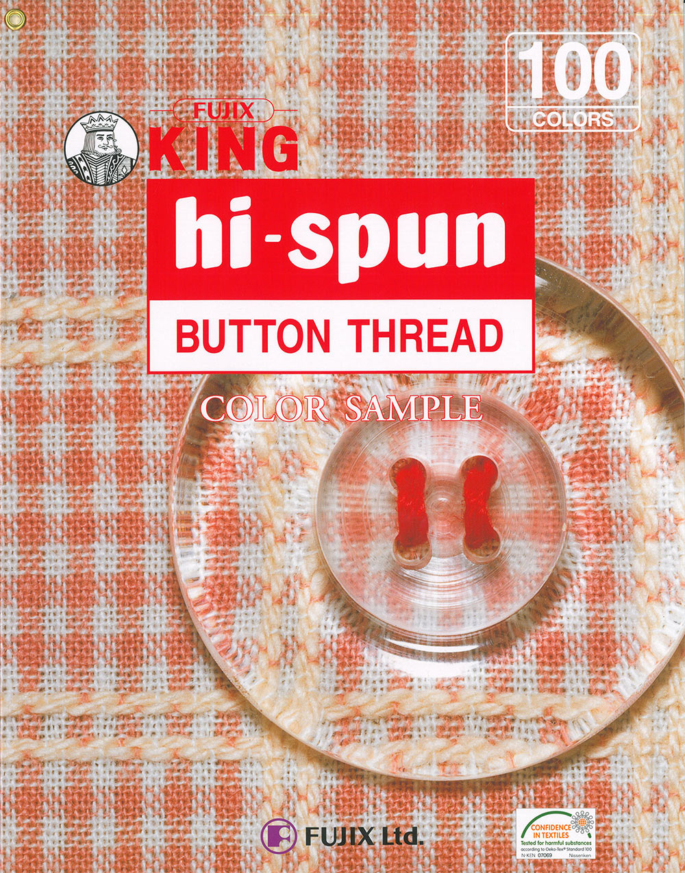 FUJIX-SAMPLE-12 Hi-spun BOTTON THREAD[Catalogue Sản Phẩm] FUJIX