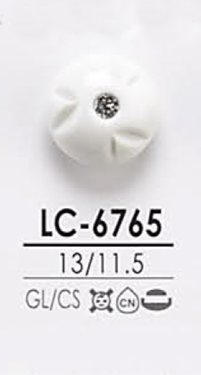 LC6765 Để Nhuộm, Cúc đá Pha Lê Giống Như Cuộn Tròn Màu Hồng IRIS