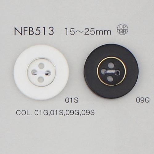 NFB513 Nhựa Resin Polyester/ Cúc Thau DAIYA BUTTON