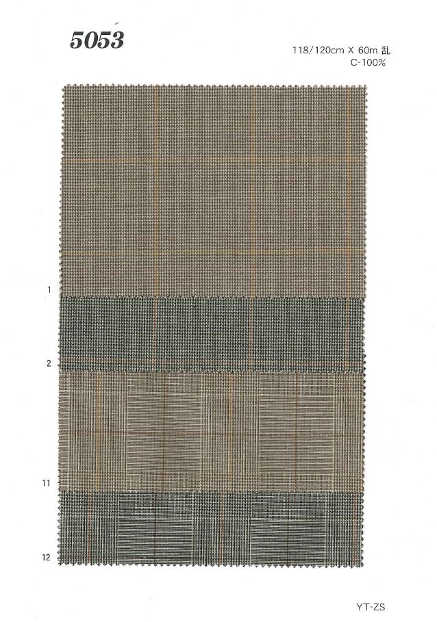 MU5053 Glen Kẻ Caro[Vải] Ueyama Textile