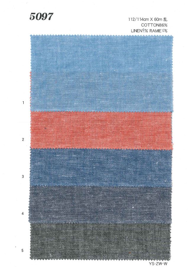 MU5097 Vải Thô Dungaree Sợi Gai Ueyama Textile