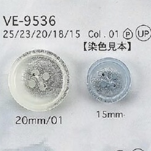 VE9536 Cúc Nhựa Resin Polyester 4 Lỗ IRIS